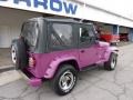 1997 Magenta Jeep Wrangler SE 4x4  photo #10