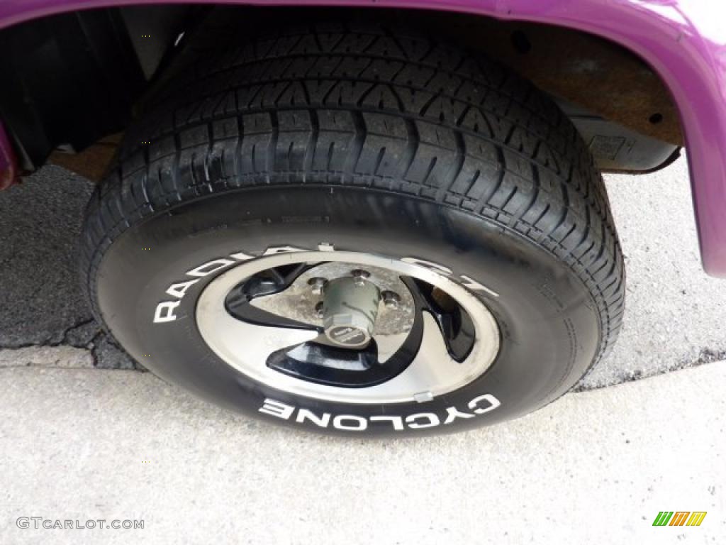 1997 Wrangler SE 4x4 - Magenta / Gray photo #11