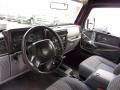 Gray 1997 Jeep Wrangler SE 4x4 Interior Color