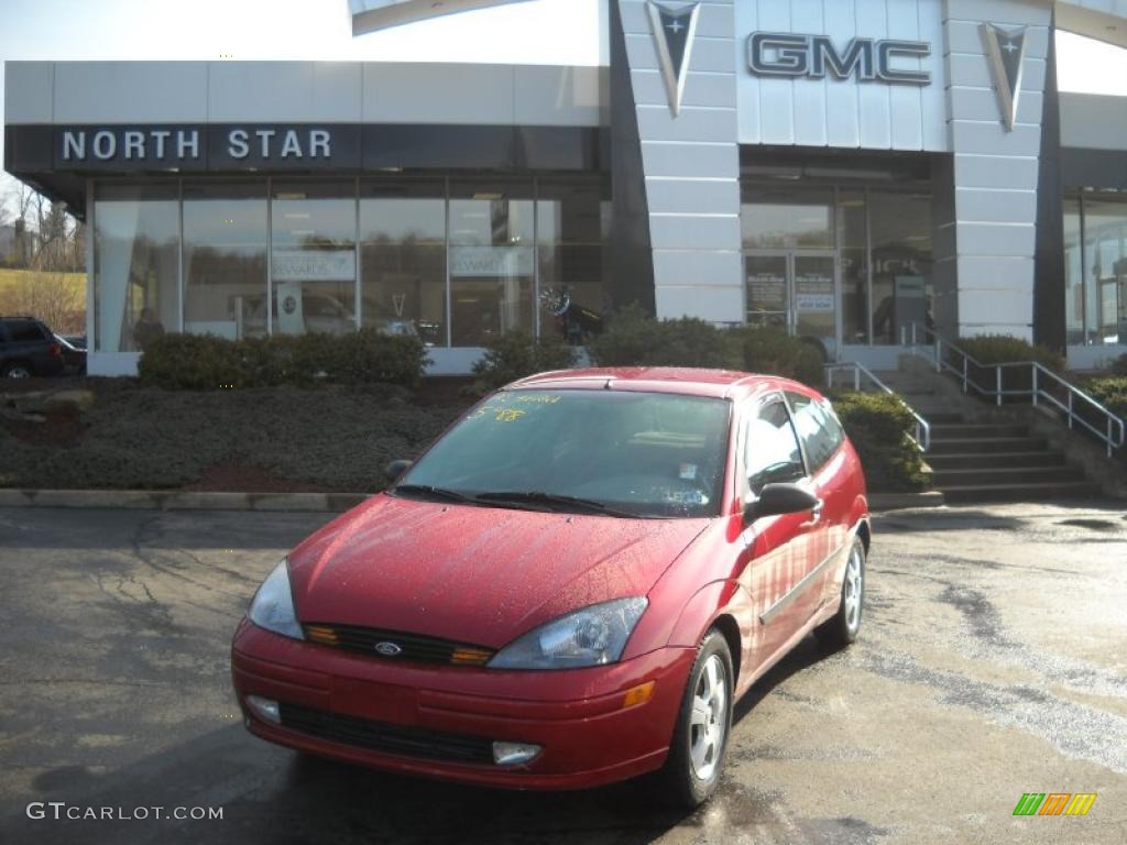 Sangria Red Metallic Ford Focus