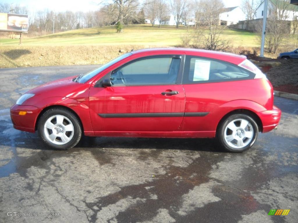 Sangria Red Metallic 2003 Ford Focus ZX3 Coupe Exterior Photo #46785084