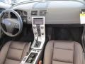 Soverign Hide Cacao Brown Leather/Off Black 2011 Volvo C70 T5 Dashboard