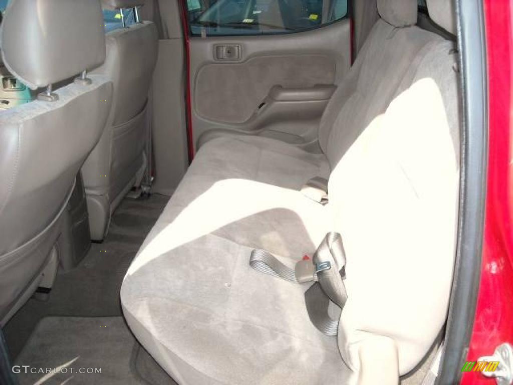 2001 Tacoma V6 PreRunner Double Cab - Radiant Red / Oak Beige photo #11