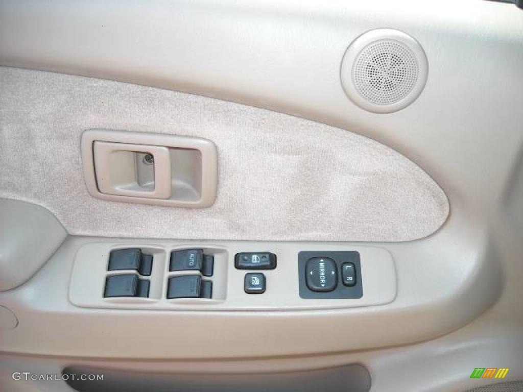 2001 Tacoma V6 PreRunner Double Cab - Radiant Red / Oak Beige photo #13