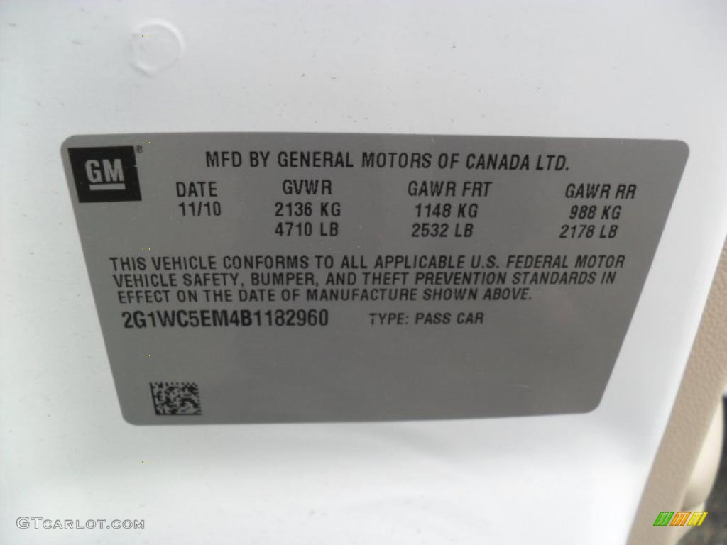2011 Impala LTZ - Summit White / Neutral photo #6