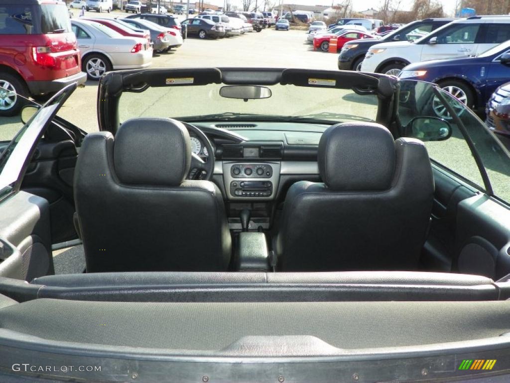 Dark Slate Gray Interior 2005 Chrysler Sebring GTC Convertible Photo #46786023