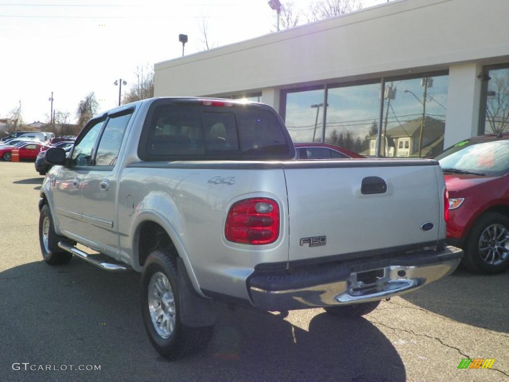 2003 F150 XLT SuperCrew 4x4 - Silver Metallic / Medium Graphite Grey photo #4