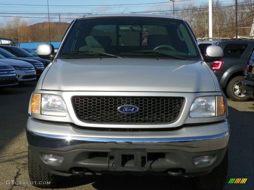 2003 F150 XLT SuperCrew 4x4 - Silver Metallic / Medium Graphite Grey photo #21