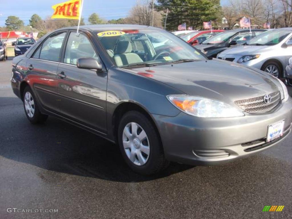 2003 Camry LE - Phantom Gray Pearl / Stone photo #6