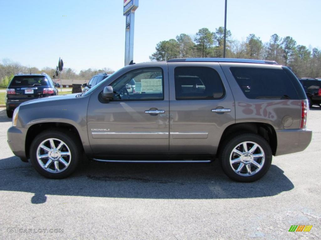 2011 Yukon Denali - Mocha Steel Metallic / Cocoa/Light Cashmere photo #4