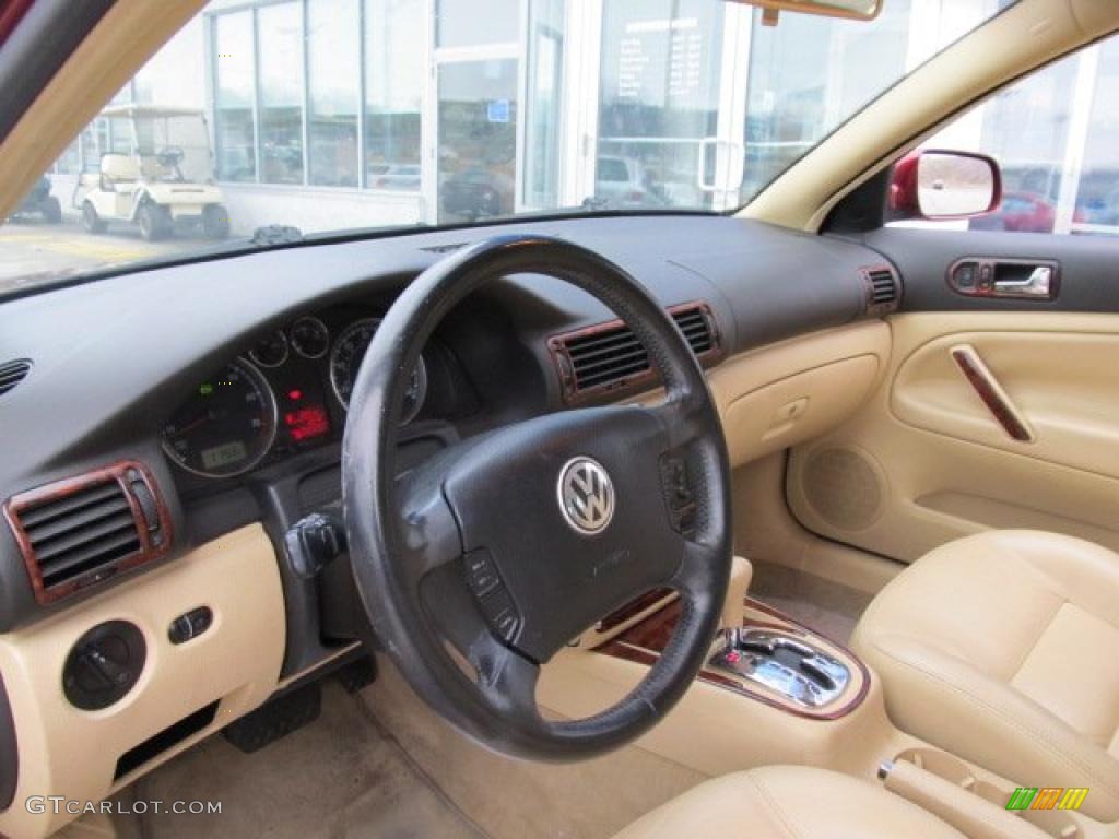 2003 Passat GLS Sedan - Colorado Red Pearl / Beige photo #12