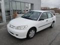 Taffeta White 2004 Honda Civic Value Package Sedan Exterior