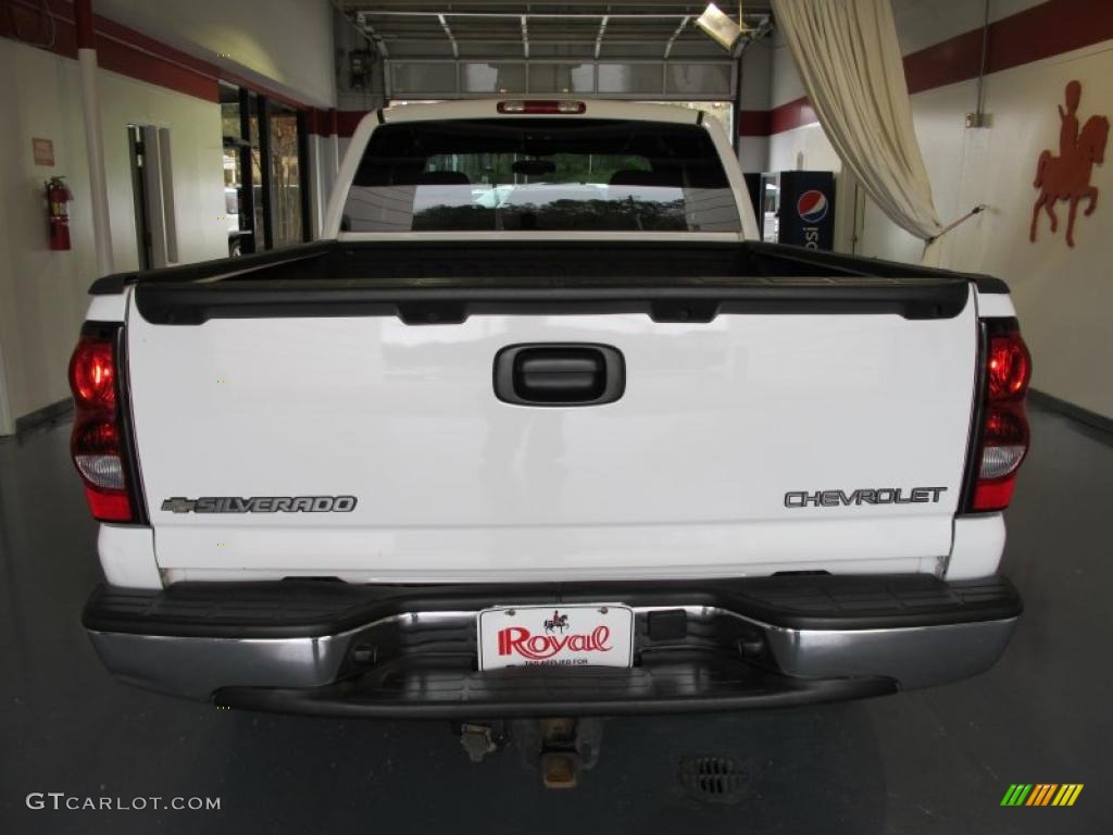 2005 Silverado 1500 Z71 Extended Cab 4x4 - Summit White / Tan photo #3