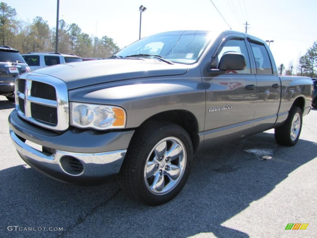 2005 Ram 1500 SLT Quad Cab - Mineral Gray Metallic / Dark Slate Gray photo #3