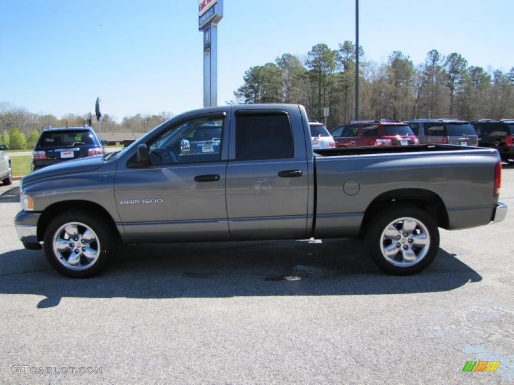 2005 Ram 1500 SLT Quad Cab - Mineral Gray Metallic / Dark Slate Gray photo #4