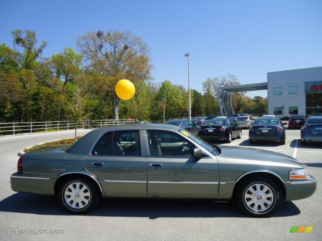 2004 Grand Marquis LS Ultimate Edition - Spruce Green Metallic / Medium Parchment photo #13