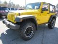 2009 Detonator Yellow Jeep Wrangler X 4x4  photo #3