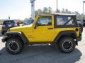 2009 Detonator Yellow Jeep Wrangler X 4x4  photo #4