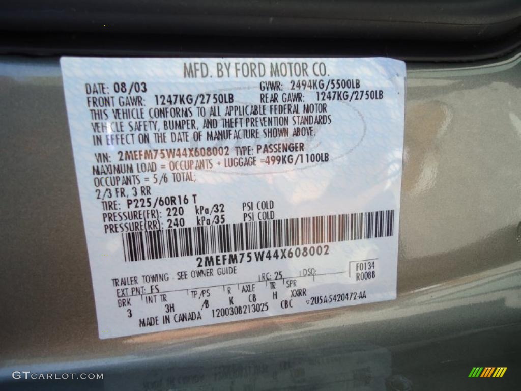 2004 Grand Marquis LS Ultimate Edition - Spruce Green Metallic / Medium Parchment photo #34