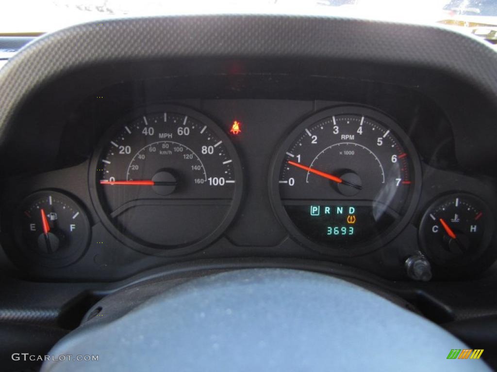2009 Jeep Wrangler X 4x4 Gauges Photo #46791024