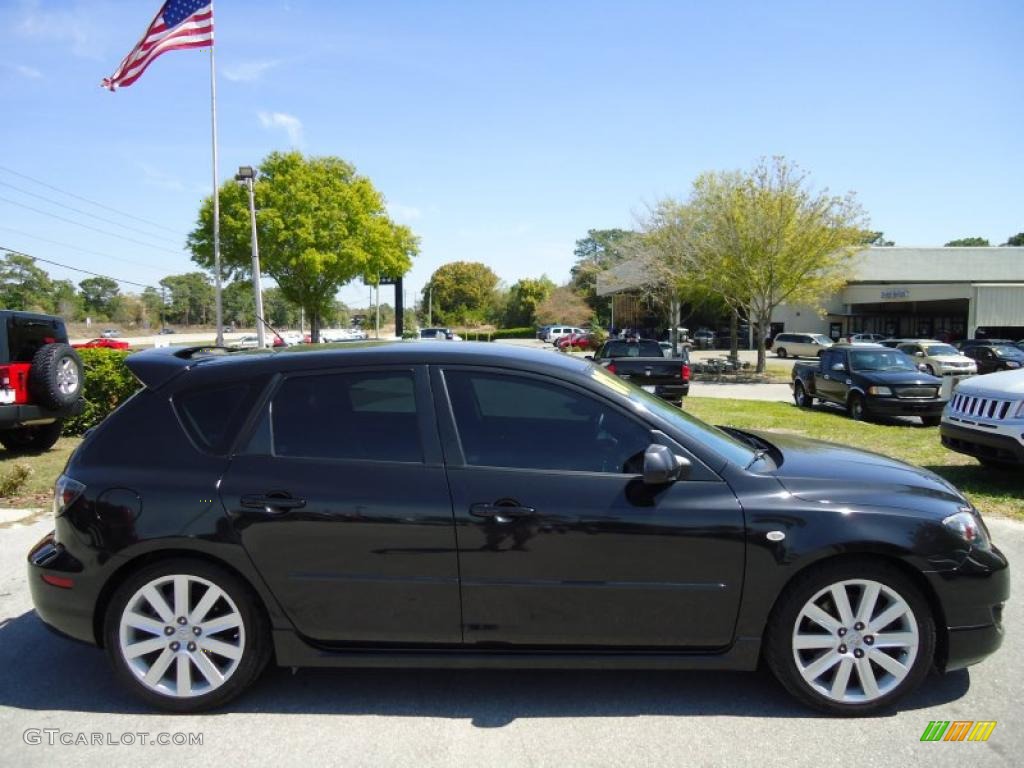 Black Mica 2007 Mazda MAZDA3 MAZDASPEED3 Sport Exterior Photo #46791213