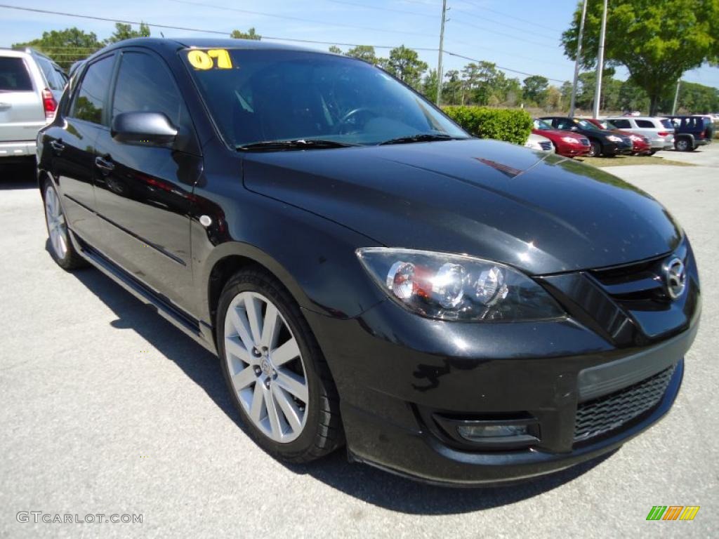 Black Mica 2007 Mazda MAZDA3 MAZDASPEED3 Sport Exterior Photo #46791228
