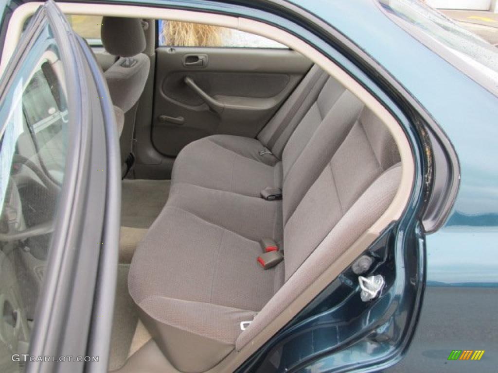Gray Interior 1996 Honda Civic DX Sedan Photo #46791297