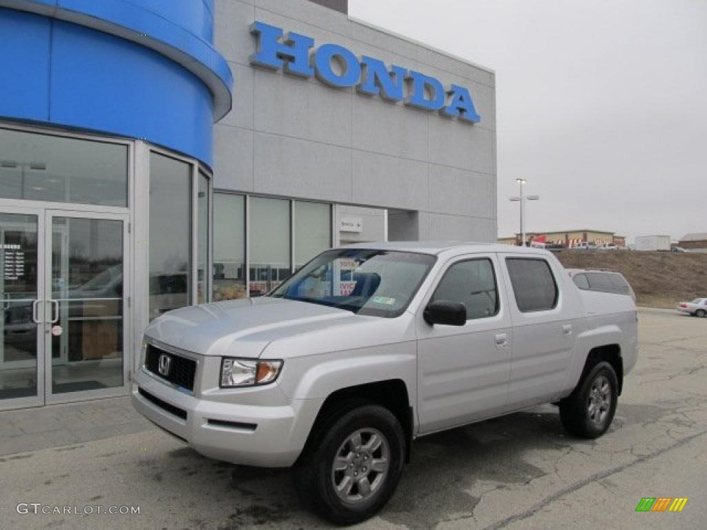 2007 Ridgeline RTX - Billet Silver Metallic / Gray photo #1