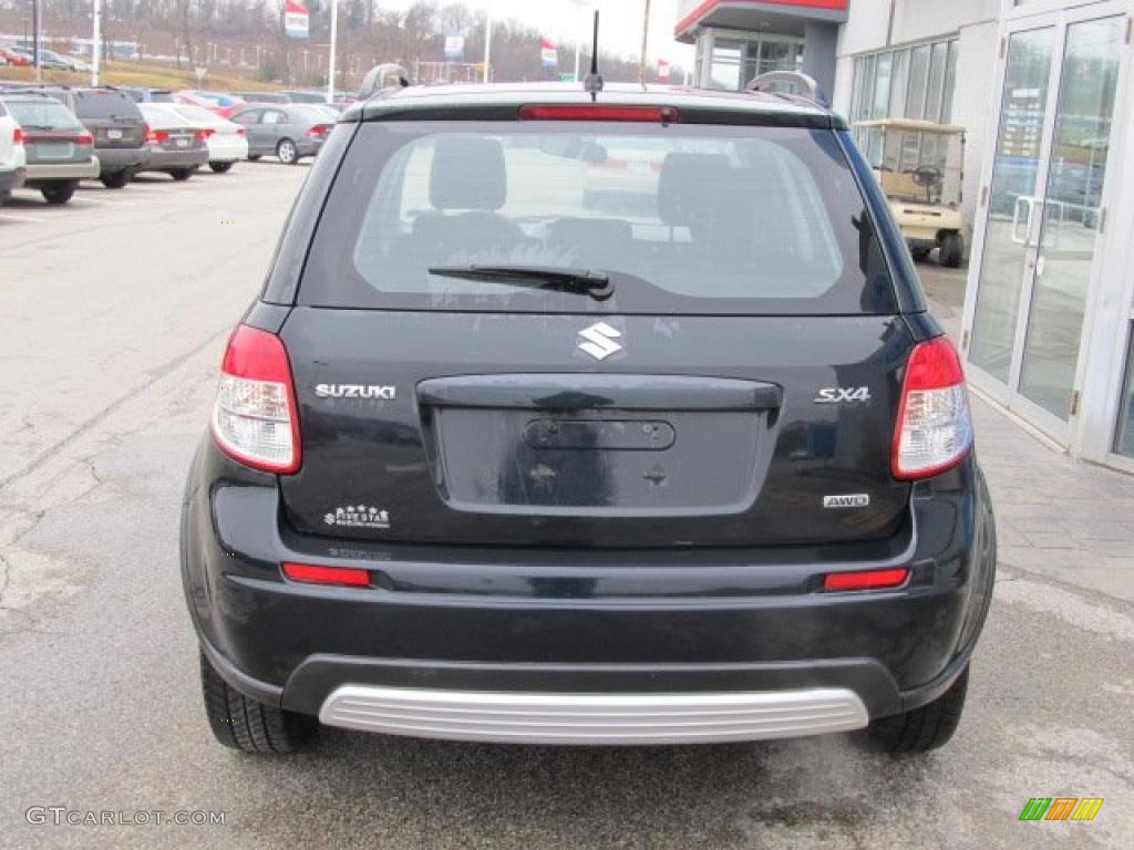 2007 SX4 Convenience AWD - Black Onyx Pearl / Black photo #5
