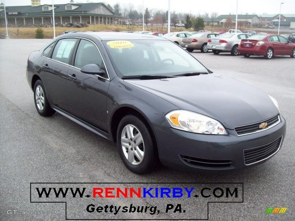 2010 Impala LS - Cyber Gray Metallic / Ebony photo #1
