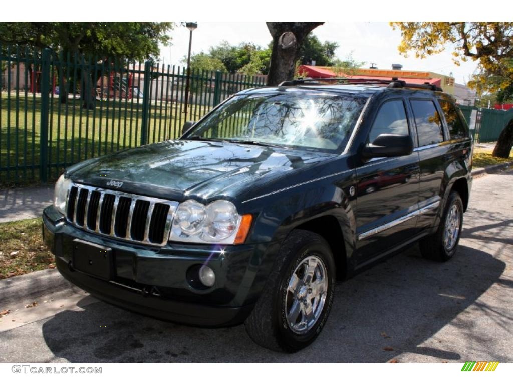 2005 Grand Cherokee Limited 4x4 - Deep Beryl Green Pearl / Dark Khaki/Light Graystone photo #1