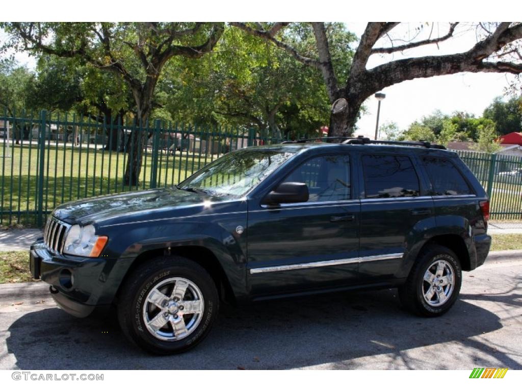 2005 Grand Cherokee Limited 4x4 - Deep Beryl Green Pearl / Dark Khaki/Light Graystone photo #2