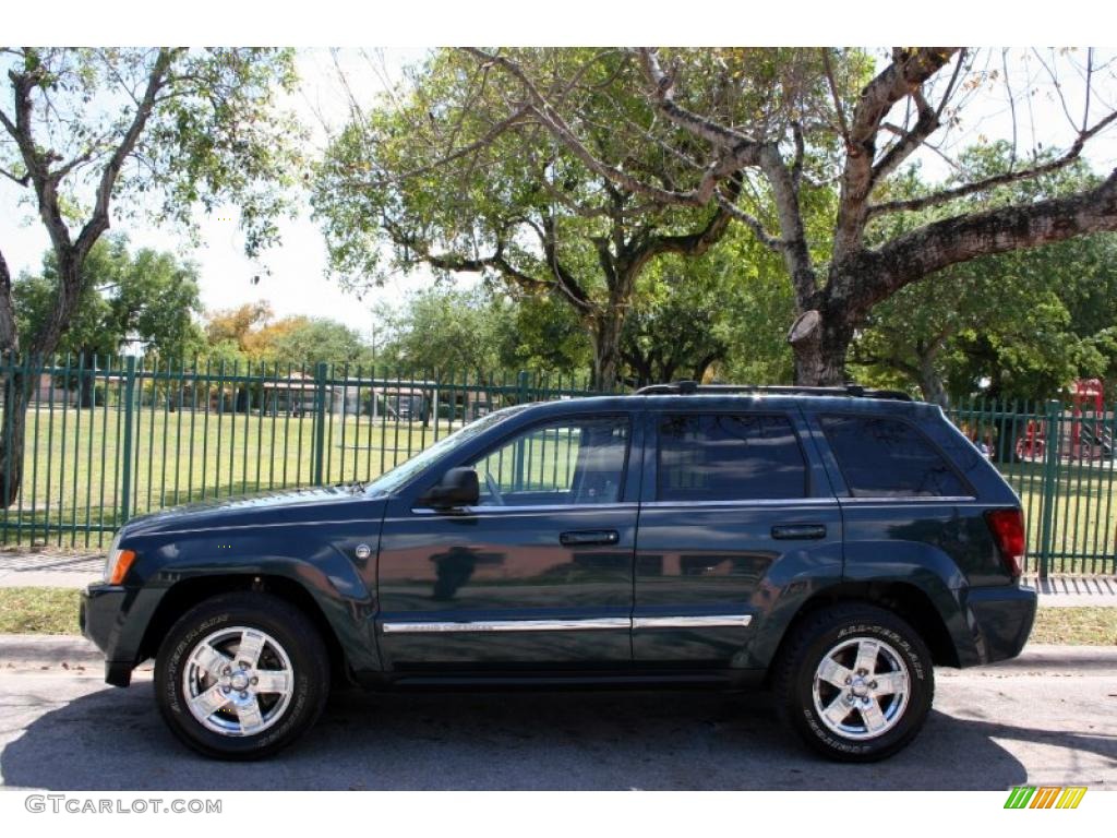 2005 Grand Cherokee Limited 4x4 - Deep Beryl Green Pearl / Dark Khaki/Light Graystone photo #3