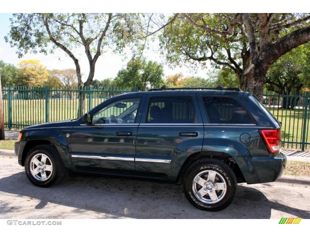 2005 Grand Cherokee Limited 4x4 - Deep Beryl Green Pearl / Dark Khaki/Light Graystone photo #4