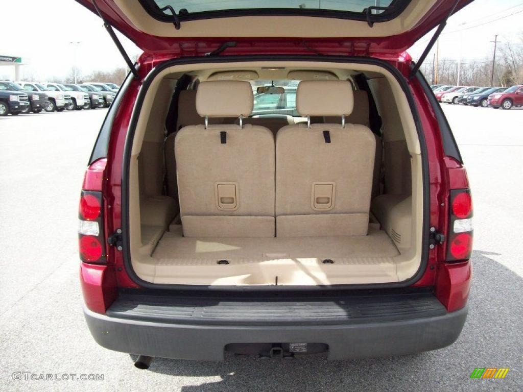 2006 Explorer XLS 4x4 - Redfire Metallic / Stone photo #14