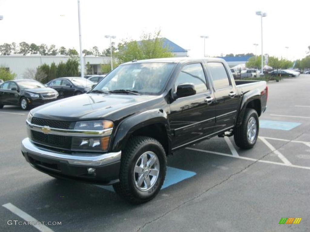 Black 2011 Chevrolet Colorado LT Crew Cab Exterior Photo #46793961