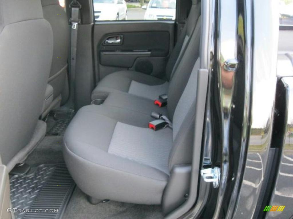 Ebony Interior 2011 Chevrolet Colorado LT Crew Cab Photo #46793991