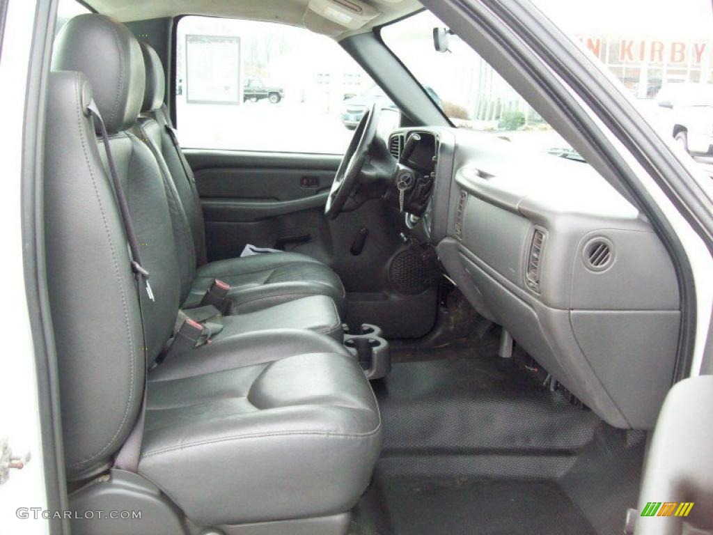 Dark Charcoal Interior 2006 Chevrolet Silverado 2500HD Work Truck Regular Cab Photo #46794573