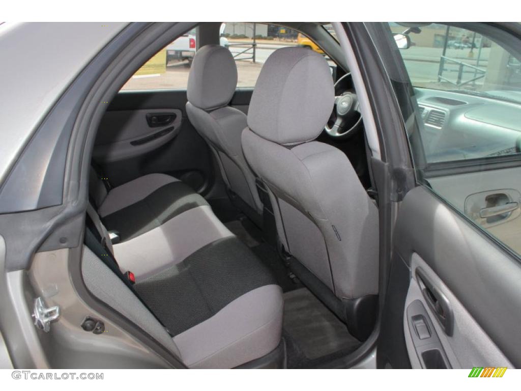 Anthracite Black Interior 2006 Subaru Impreza WRX Sedan Photo #46796112