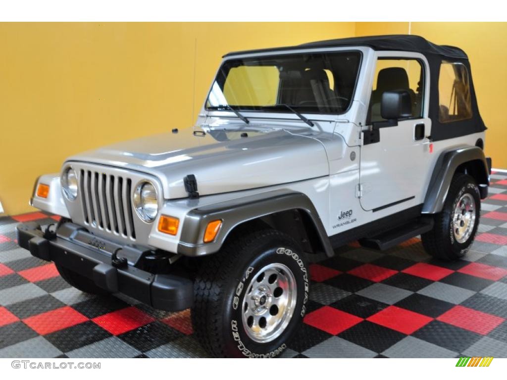 2004 Wrangler X 4x4 - Bright Silver Metallic / Dark Slate Gray photo #2