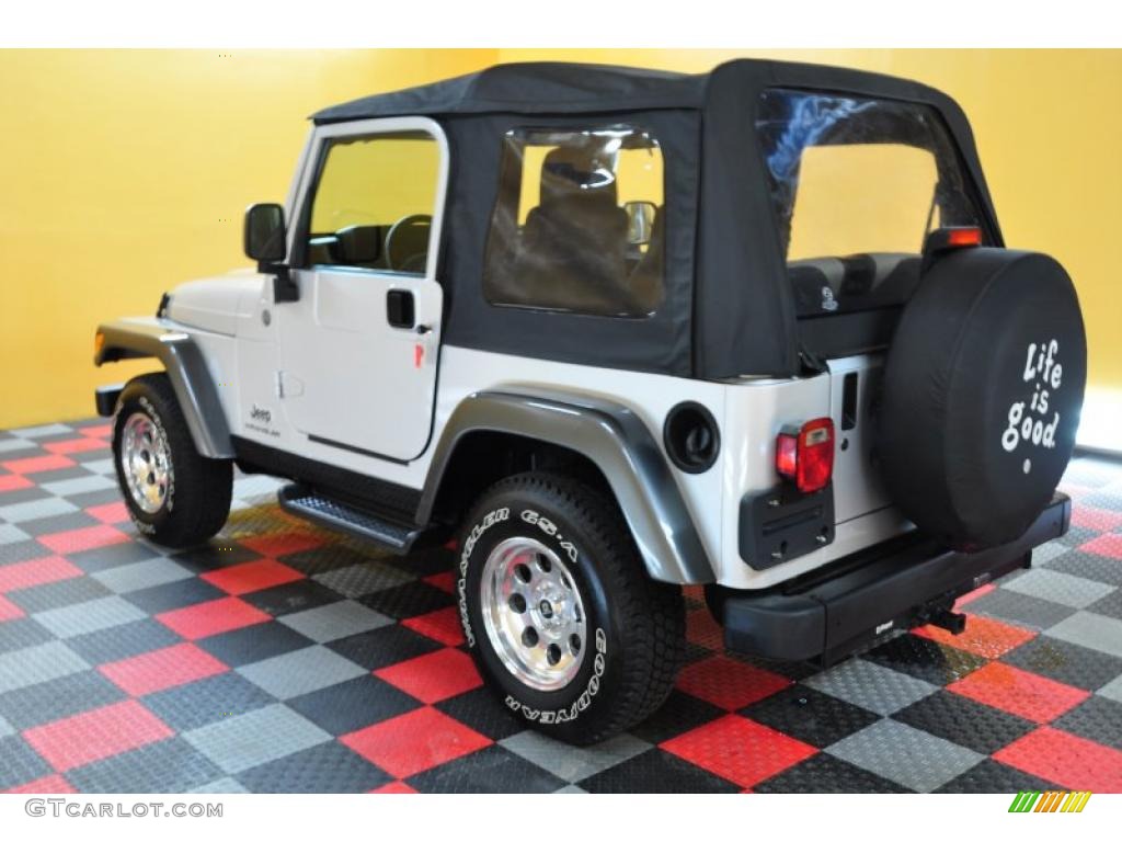 2004 Wrangler X 4x4 - Bright Silver Metallic / Dark Slate Gray photo #3