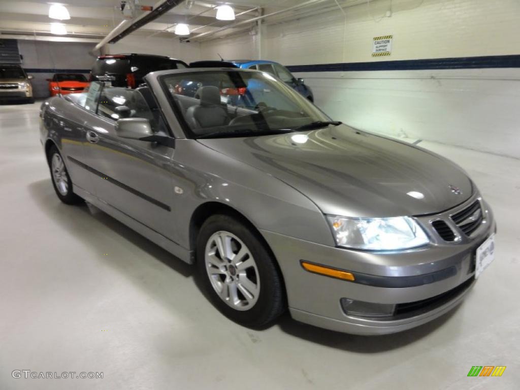 Steel Gray Metallic 2006 Saab 9-3 2.0T Convertible Exterior Photo #46797465