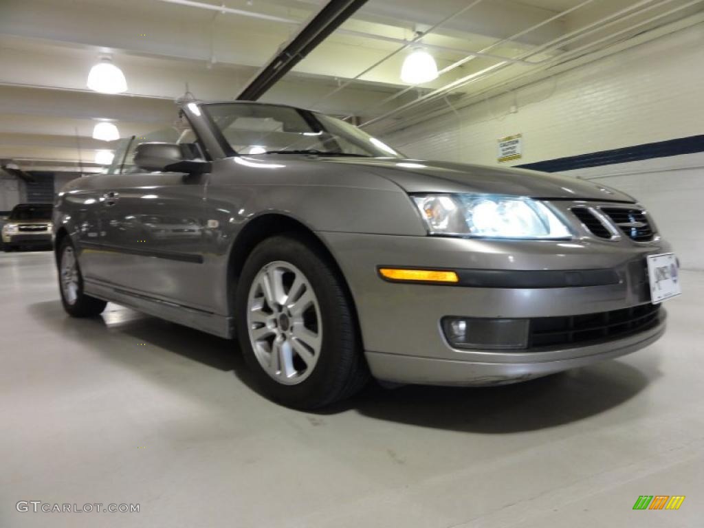 Steel Gray Metallic 2006 Saab 9-3 2.0T Convertible Exterior Photo #46797480