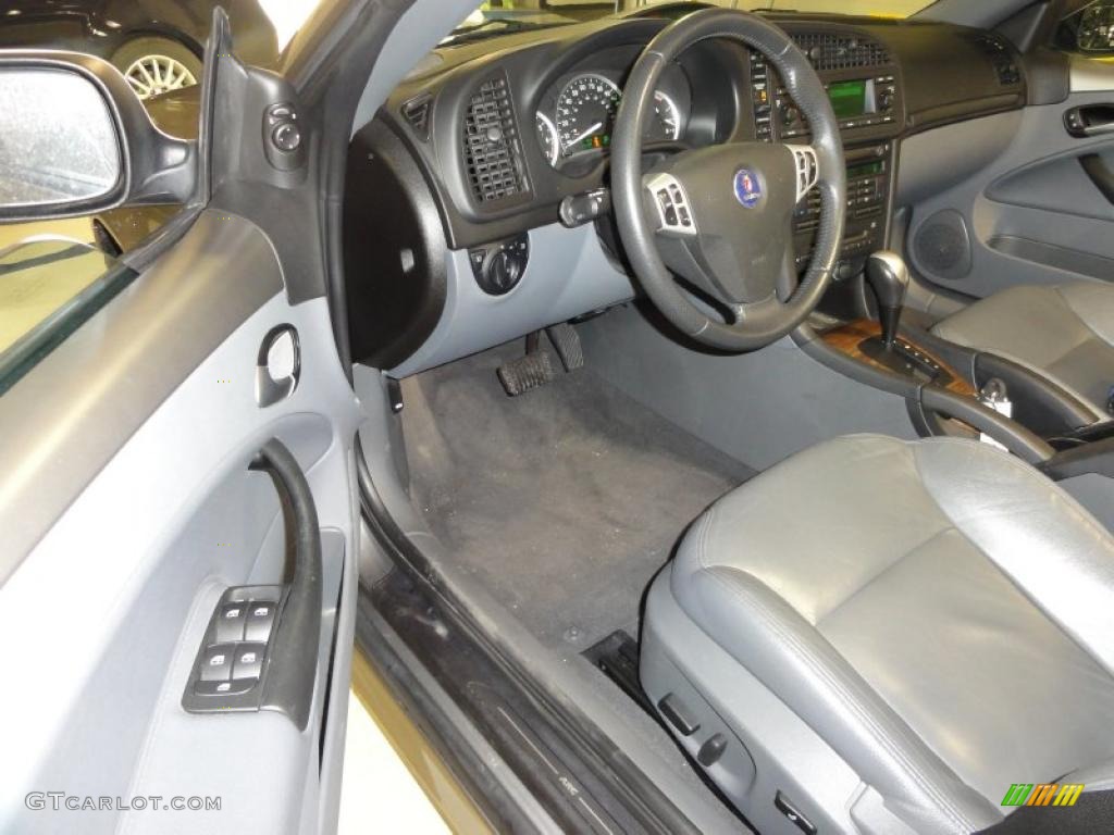 Slate Gray Interior 2006 Saab 9-3 2.0T Convertible Photo #46797606