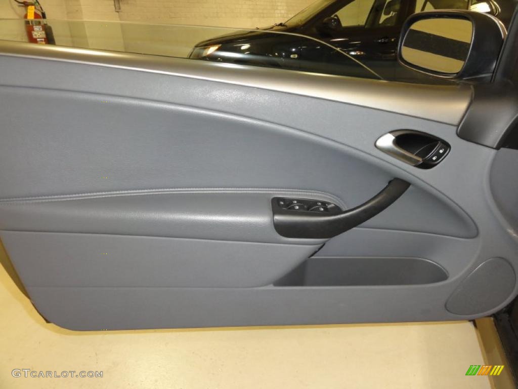 2006 Saab 9-3 2.0T Convertible Slate Gray Door Panel Photo #46797621