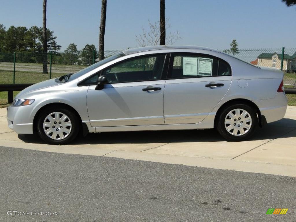 Alabaster Silver Metallic 2010 Honda Civic DX-VP Sedan Exterior Photo #46798557