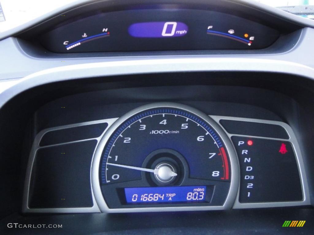 2010 Honda Civic DX-VP Sedan Gauges Photo #46798713