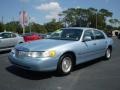 1998 Light Blue Metallic Lincoln Town Car Executive  photo #3