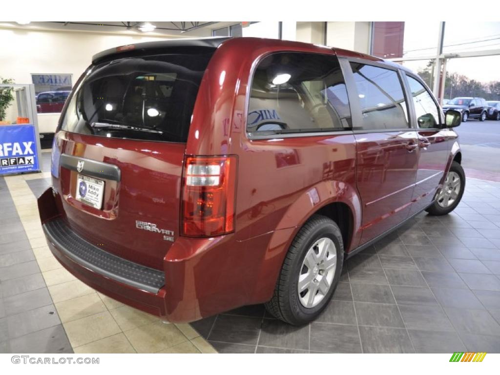 2010 Grand Caravan SE - Deep Cherry Red Crystal Pearl / Medium Slate Gray/Light Shale photo #4