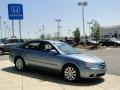 2010 Medium Silver Blue Hyundai Sonata GLS  photo #3